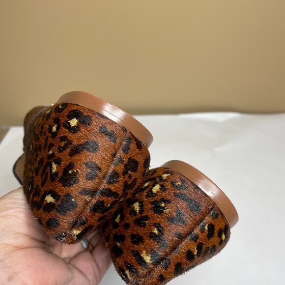 Madewell The Frances Skimmer Leopard Brown Black Flats Loafers 9.5 - Picture 11 of 11
